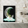 Moon - Full Round Diamond Painting (40*50CM)