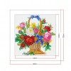 Flower Basket - Crystal Rhinestone Diamond Painting