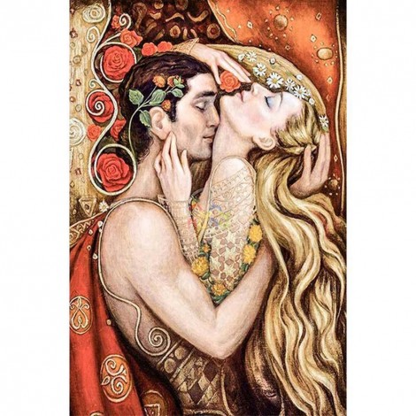 Couple  - Full Round Diamond Painting