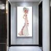 Dress Lady-Partial Round Diamond Painting