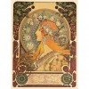 Mucha (Zodiac)- Full Round Diamond Painting