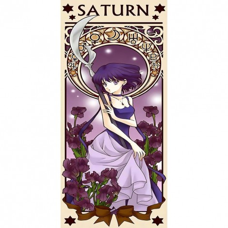 Saturn-Full Round Diamond Painting