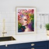 Flower Girl - Full Square Diamond Painting(40*50cm)