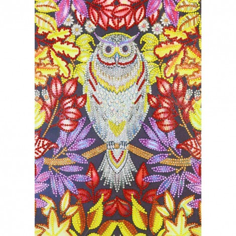 Owl - Crystal Rhinestone Diamond Painting