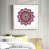 Mandala Flower- Full Round Diamond Painting