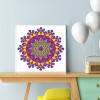 Mandala Flower- Full Round Diamond Painting