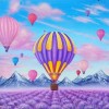 Hot Air Balloon - Full Round Diamond Painting