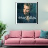 Johnny Hallyday  - Full Round Diamond Painting(30*30cm)