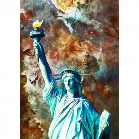 Statue of Liberty  - Full Round Diamond Painting