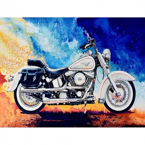 Motorcycle - Full Round Diamond Painting