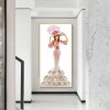 Dress Lady- Full Round Diamond Painting