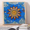 Mandala Flowers-Partial Round Diamond Painting