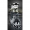 Dog - Full Round Diamond Painting(85*45cm)