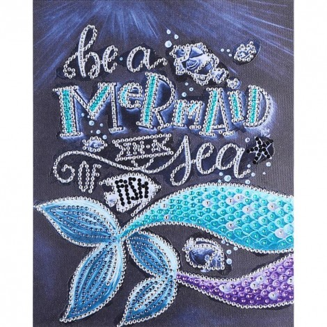 Mermaid - Crystal Rhinestone Diamond Painting