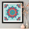 Ethnic Flowers - Full Round Diamond Painting(40*40cm)