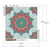 Ethnic Flowers - Full Round Diamond Painting(40*40cm)