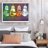 Landscape in Light Bulbs- Full Round Diamond Painting