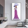 Dress Lady- Full Round Diamond Painting