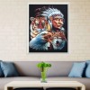 Tribal Leader- Partial Round Diamond Painting