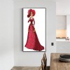 Dress Lady- Full Round Diamond Painting