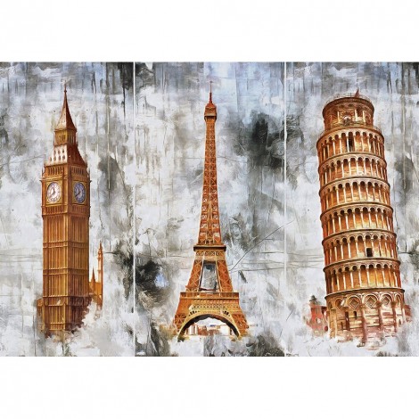 European Towers - Full Round Diamond Painting