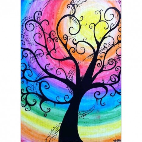 Fantasy Tree - Full Round Diamond Painting