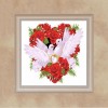 Rose Love Pigeo - Full Round Diamond Painting