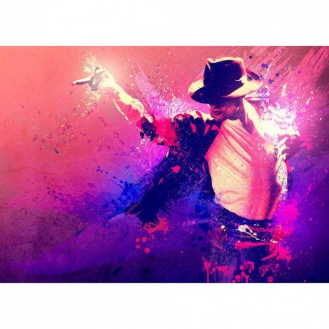 Michael Jackson - Full Round Diamond Painting