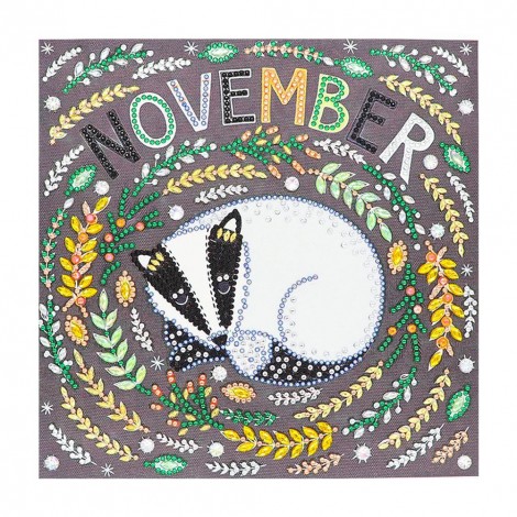 November - Crystal Rhinestone Diamond Painting