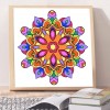 Mandala Flower- Full Round Diamond Painting