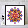 Mandala Flower- Full Round Diamond Painting