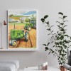 Green Tractors-Full Round Diamond Painting