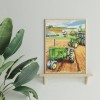 Green Tractors-Full Round Diamond Painting