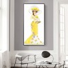 Dress Lady- Full Round Diamond Painting