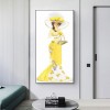 Dress Lady- Full Round Diamond Painting