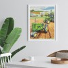 Green Tractors-Full Round Diamond Painting