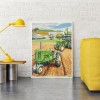 Green Tractors-Full Round Diamond Painting