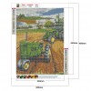 Green Tractors-Full Round Diamond Painting