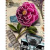 Flower Stamp - Full Round Diamond Painting