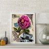 Flower Stamp - Full Round Diamond Painting