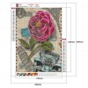 Flower Stamp - Full Round Diamond Painting