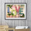 LOVE - Full Round Diamond Painting