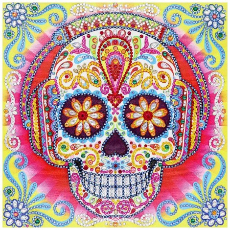 Skull - Crystal Rhinestone Diamond Painting