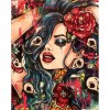 Gothic Maiden- Full Round Diamond Painting