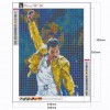 Freddie Mercury-  Full Round Diamond Painting