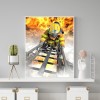 Fire Fighter - Full Round Diamond Painting