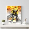 Fire Fighter - Full Round Diamond Painting