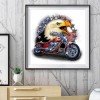 Motorcycle Eagle - Full Round Diamond Painting