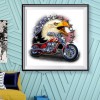 Motorcycle Eagle - Full Round Diamond Painting