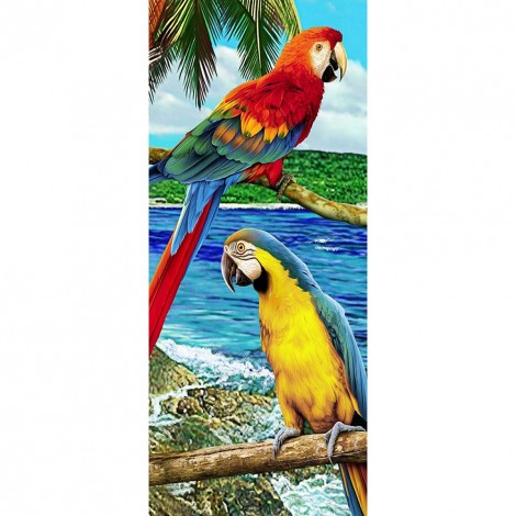 Parrot - Full Round Diamond Painting